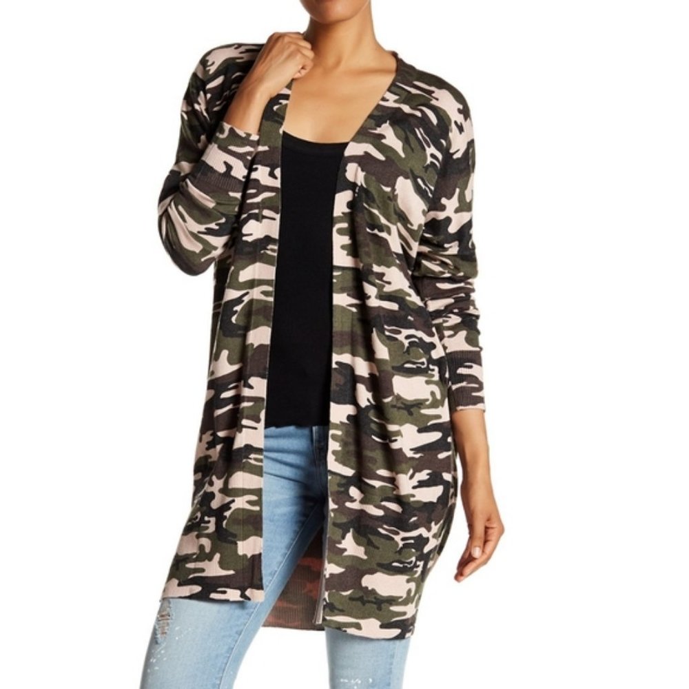 Sanctuary CAMO open front cardigan - XL